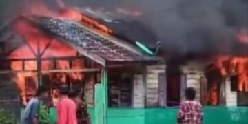 Satu Rumah Terbakar di P.Sidimpuan