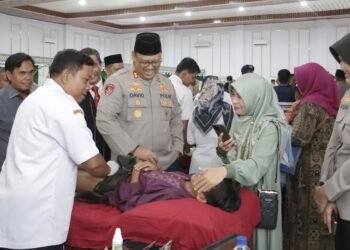 Kapolres Langkat Pimpin Khitanan Massal 152 Anak