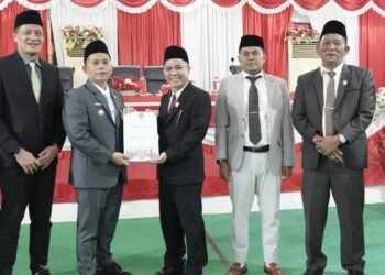 Forum Diterima, Penyampaian Rancangan Peraturan Daerah Tentang Pertanggungjawaban Pelaksanaan APBD Kabupaten Palas TA 2025