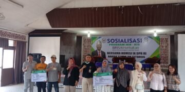 Anggota DPR RI Sihar Sitorus Sosialisasi Program JKN BPJS Kesehatan