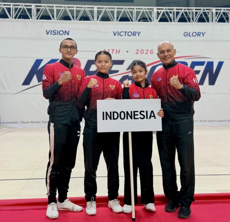 Jadi Kuda Hitam, Tim Aerobik Indonesia Tembus Empat Besar di Ajang 11th Aerobic Korea Open 2026