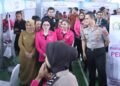 Kapolres Langkat Dukung Sukses Bakti Kesehatan Polda Sumut