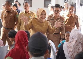 Wakil Bupati Langkat Sambut Bhakti Kesehatan HUT Bhayangkara