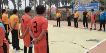 Pererat Silaturahmi Lewat Olahraga, Polres Padang Lawas Gelar Turnamen Voli dan Tenis Meja Semarakkan HUT Bhayangkara ke-80