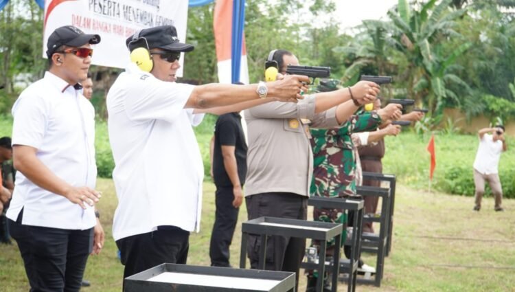 Bupati Langkat Perkuat Sinergi Forkopimda Lewat Menembak Gembira Bhayangkara Ke-80