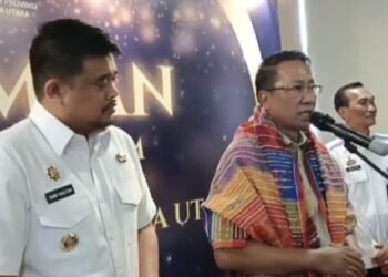 Menkum Supratman Resmikan 6.110 Posbakum di Sumut, Gubernur Bobby Nasution Ungkap Hal Ini!