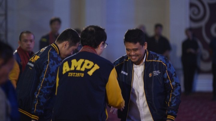 Gubsu Bobby Minta AMPI Satukan OKP Sumut Selesaikan Permasalahan