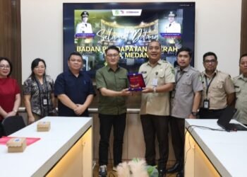 Bapenda Kota Medan Terima Kunjungan Studi Komparasi Bapenda Kota Manado Terkait Implementasi QRESTO