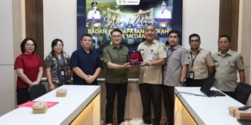 Bapenda Kota Medan Terima Kunjungan Studi Komparasi Bapenda Kota Manado Terkait Implementasi QRESTO