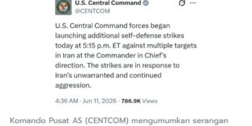 AS Kembali Serang Iran
