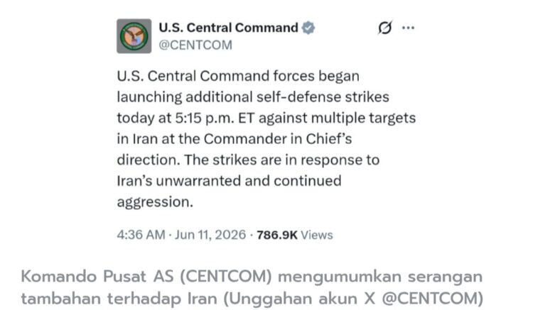 AS Kembali Serang Iran