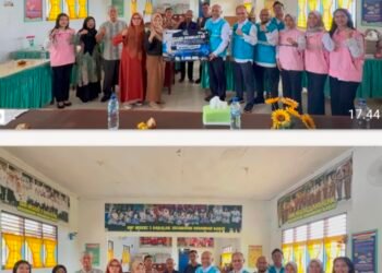 Dorong Pola Hidup Sehat Sejak Dini, PLN Indonesia Power Unit Bisnis PPS Berikan Bantuan Berupa Pembuatan Lapangan Futsal kepada SMP Negeri 3 Babalan Kec. Berandan Barat