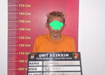 Polsek Medan Area Tangkap Maling Motor Miliki Sabu
