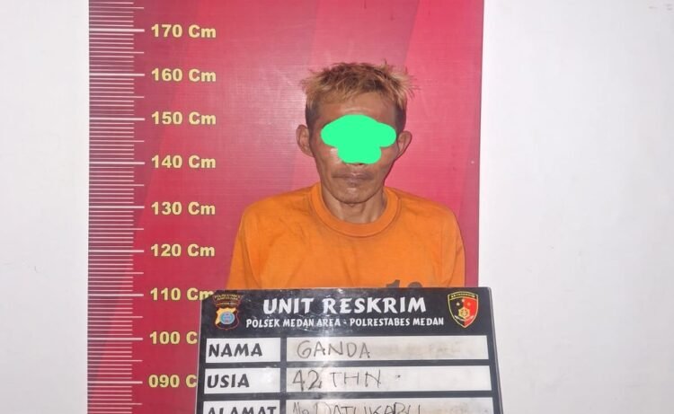Polsek Medan Area Tangkap Maling Motor Miliki Sabu