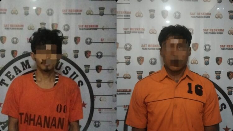 Ancam Sopir Truk di Tol Belmera Dua Pelaku Curas Dibekuk Polres Pelabuhan Belawan