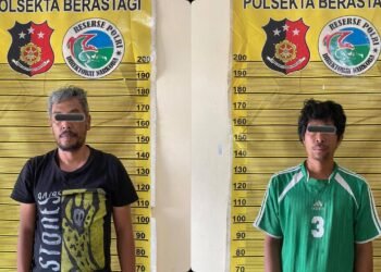 Polsek Berastagi Tangkap Dua Pelaku Pungli di Jalur Wisata Air Panas Doulu
