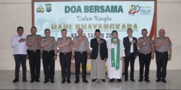 Jelang Hari Bhayangkara Ke-80, Polres Karo Gelar Doa Bersama Lintas Agama