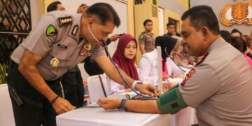 Sambut HUT Bhayangkara ke-80 Polda Sumut Gelar Bakti Kesehatan Donor Darah untuk Kemanusiaan