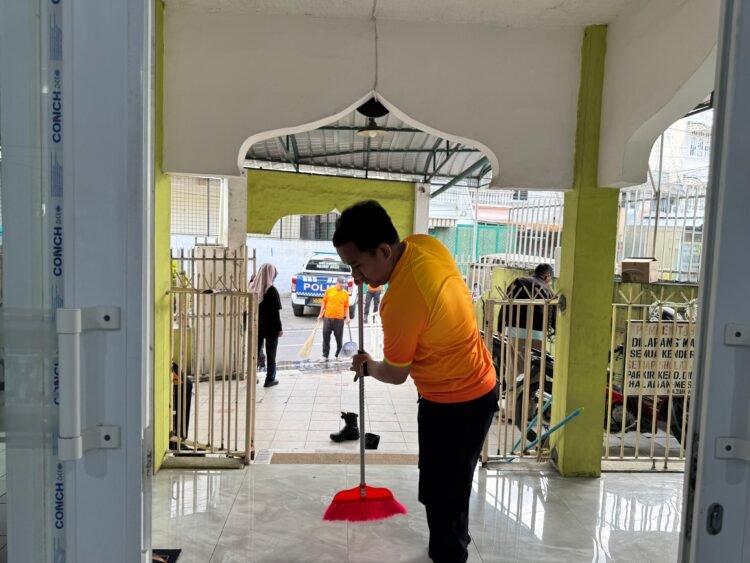 Sambut HUT ke-80 Bhayangkara Polsek Medan Area Gelar Bakti Religi