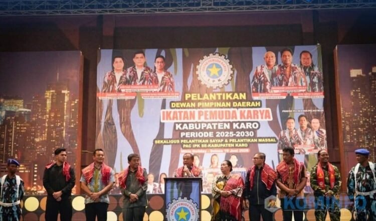 Hadiri Pelantikan Pengurus DPD IPK Karo, Bupati Karo Sampaikan Pesan Ini