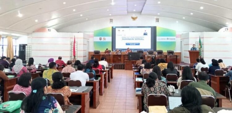 Pemkab Karo Gelar Sosialisasi Program Jaminan Sosial Ketenagakerjaan Bagi Tenaga Kerja Sektor Jasa Konstruksi