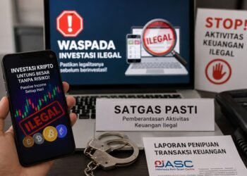 Satgas PASTI Hentikan 27 Gadai Swasta Ilegal dan 228 Pedagang Aset Digital Ilegal