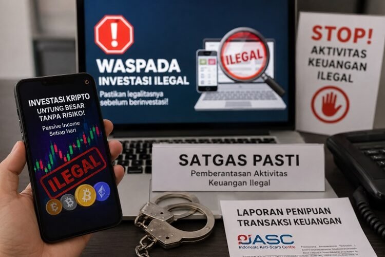 Satgas PASTI Hentikan 27 Gadai Swasta Ilegal dan 228 Pedagang Aset Digital Ilegal