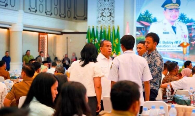 Bupati Karo Hadiri Rakor Monitoring dan Asistensi Penggunaan Dana TKD Tambahan di Provinsi Sumut