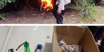 Polsek Binjai Kembali Grebek Sarang Narkoba di Tandem Hilir