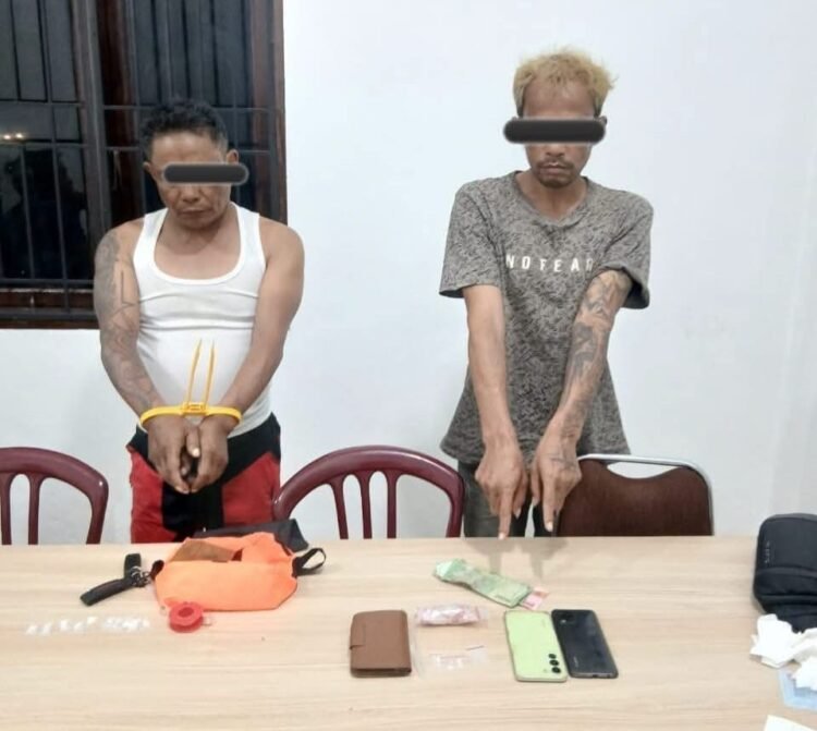 Polsek Berastagi Ungkap Kasus Sabu, Dua Tersangka Diamankan, Tiga Pengguna Diusulkan Rehabilitasi