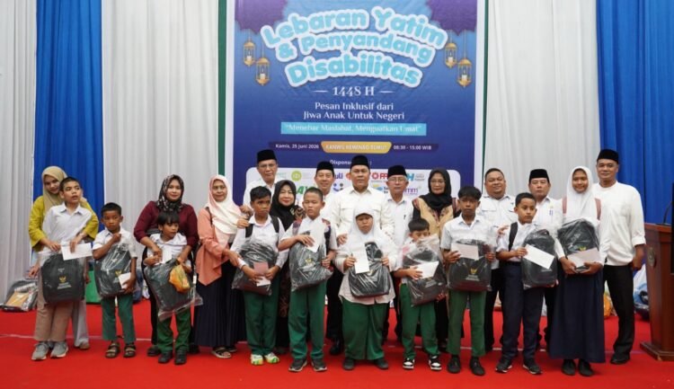 Lebaran Yatim dan Kelompok Difabel Bentuk Kepedulian Umat
