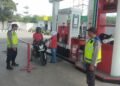 Menjaga Keamanan Wilayah, Polsek Padang Tualang Rutin Melaksanakan Patroli Obyek Vital di SPBU