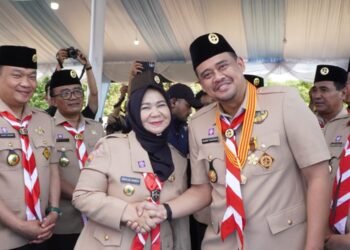 Plt.Bupati Langkat Semangati Kontingen Pramuka Pada Penutupan Jamdasu XI Sumut