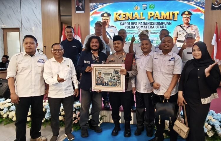 Kenal Pamit Kapolres Padangsidimpuan, JMSI Siap Menjalin Sinergi