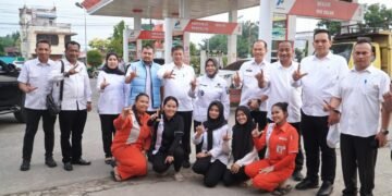 Plt. Bupati Tiorita Tinjau Ketersediaan BBM di SPBU Stabat, Atasi Antrean BBM di Langkat