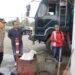 Kapolres Langkat Tinjau Ketersediaan BBM di SPBU Perdamaian Stabat, Antrean Mulai Berangsur Normal