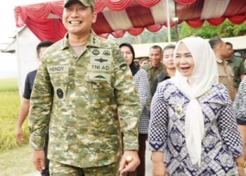 Plt. Bupati Langkat Dampingi Pangdam I/BB Panen Raya TNI, Perkuat Swasembada Pangan