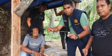 Sat Narkoba Polres Langkat Grebek Sarang Narkoba, Satu Tersangka Diamankan