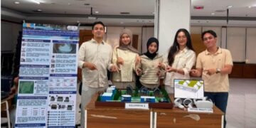 Ubah Air Gambut Jadi Sumber Air Bersih, Mahasiswa UPER Rancang Instalasi Air Bersih Skala Komunal
