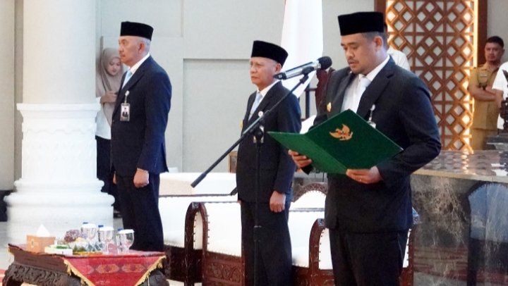 Bobby Nasution Lantik 8 Pejabat Eselon II, Minta Ciptakan Program yang Dorong Pertumbuhan Ekonomi