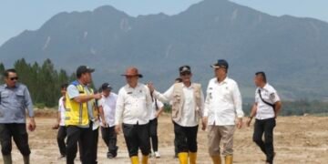 Tim Strategis Provsu Kementrian PUPR RI Kunjungi Lokasi Pembangunan Sekolah Rakyat di Pakpak Bharat