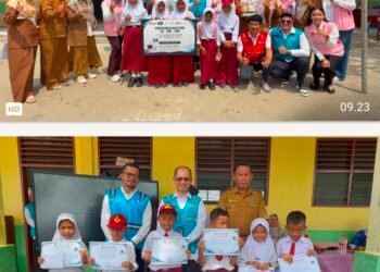 PT PLN Indonesia Power UBP Pangkalan Susu Berkolaborasi Bersama PT BAg, LAZ, P P UBP PNS Srikandi UBP PNS dan Tim Dokter Salurkan Beasiswa Berprestasi dan Prasejahtera 