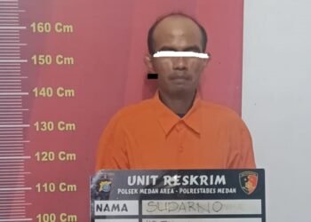 Maling Motor Bersembunyi di Kuburan Halat Ditangkap Polsek Medan Area