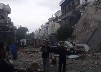 Ledakan di Perumahan Grand Polonia, Lima Rumah Hancur