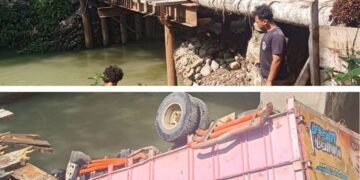 Warga Menagih Janji Pemerintah, Jembatan Sei Musan Batang Serangan Rusak Parah