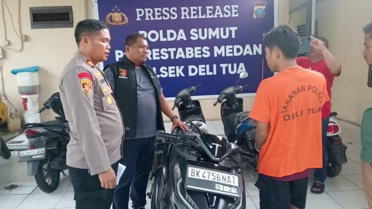 Polsek Delitua Tembak Spesialis Curanmor, Berulang Kali Beraksi di Medan Johor
