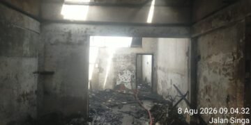 Lima Rumah di Pandau Hulu II Medan Hangus Terbakar, Seorang Lansia Tewas