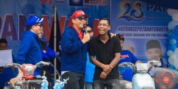Apresiasi Gerak Jalan Santai, Wali Kota Medan Rico Waas Ajak Masyarakat dan Parpol Bersinergi Bangun Kota