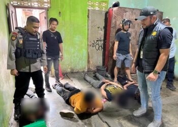Dua Sarang Narkoba Mangkubumi Digerebek, Dua Pengedar dan Tujuh Pemakai Diciduk