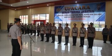 Kabag Log dan Tiga Kapolsek di Deli Serdang Resmi Berganti